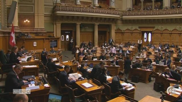 Une session extraordinaire consacrée au thème de l'asile se tient au Conseil national