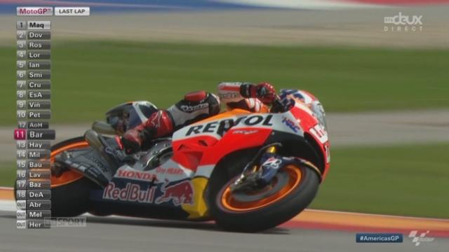 Moto GP: Marc Marquez (ESP) s’impose facilement devant Andrea Dovizioso (ITA) et Valentino Rossi (ITA)