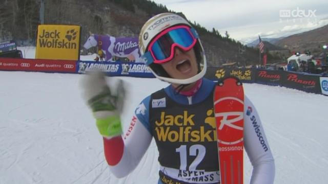 Slalom dames, 2e manche: Michelle Gisin (SUI)