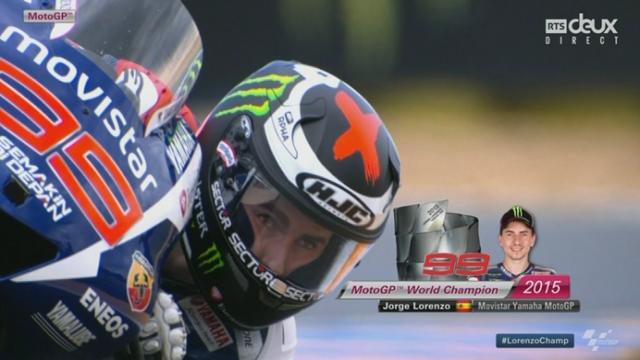 MotoGP: Jorge Lorenzo (ESP) s'impose à Valence et remporte le titre mondial!