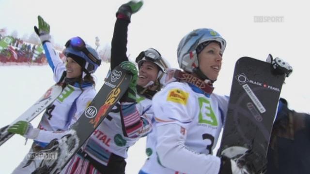 Slalom Parallèle Dames, Finale: Ledecka - Dujmovits