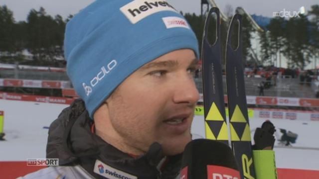 Ski nordique- Mondiaux: Dario Cologna décroche l'argent en skiathlon