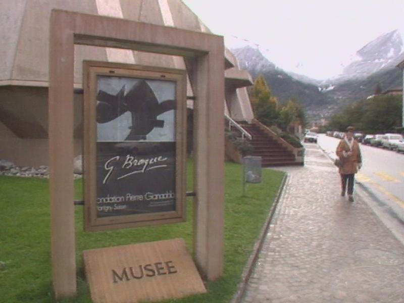 La Fondation Pierre Gianadda à Martigny en 1992 lors de l'exposition Georges Braque. [RTS]