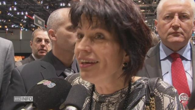 Salon de l'auto: Doris Leuthard a remplacé la présidente de la Confédération