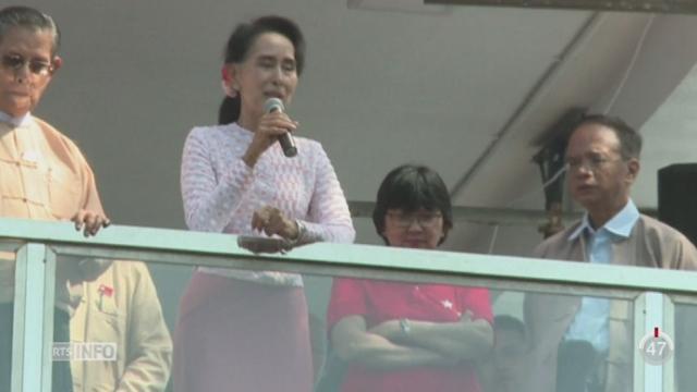 Birmanie: le parti d'Aung San Suu Kyi revendique une victoire écrasante aux législatives
