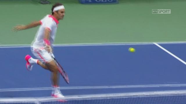 ½ Richard Gasquet [FRA-12] - Roger Federer [SUI-2] (2-4). Un break conquis de haute lutte par le Suisse