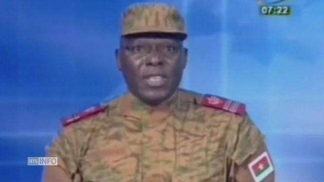 Annonce du coup d'Etat au Burkina Faso à la télévision