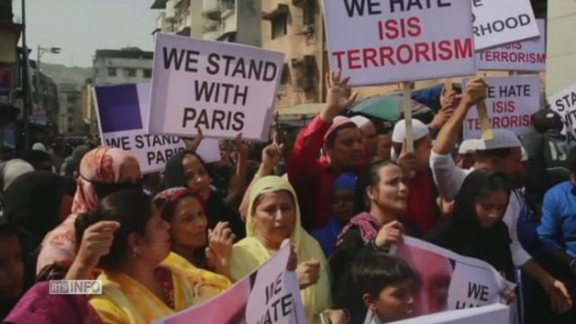 Manifestations en Inde contre le groupe Etat islamique