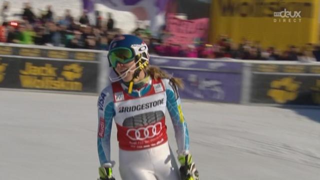 Slalom dames, 2e manche: Mikaela Shiffrin (USA) impressionne et s’impose avec plus d’une seconde d’écart