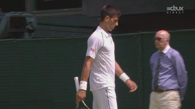 2e tour, Novak Djokovic (SRB-1) – Jarkko Nieminen (FIN) (6-4 6-2 4-2). 3 balles de break pour le Serbe