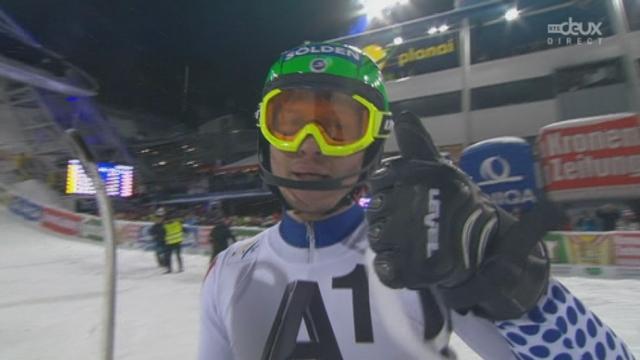Slalom messieurs, 2e manche: Alexander Khoroshilov (RUS) remporte le slalom de Schladming