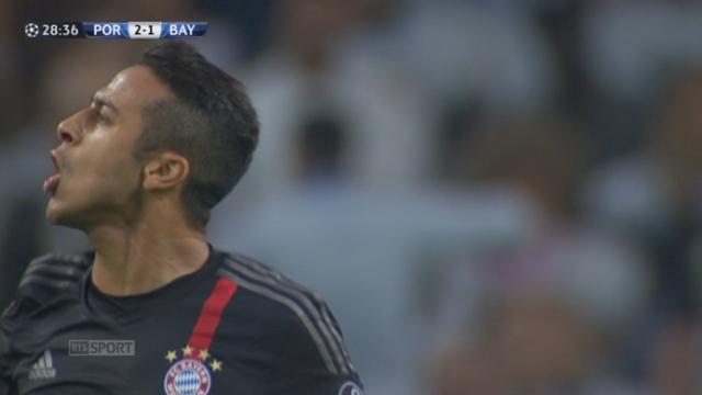 1-4, Porto - Bayern Munich (2-1): Thiago Alcántara réduit l’écart sur une passe décisive de Boateng