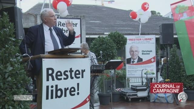 Journal de campagne: Christoph Blocher reste au cœur de la campagne