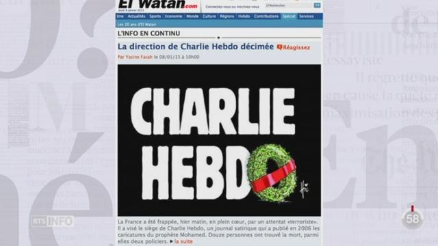Attentat à Charlie Hebdo: revue de presse internationale avec Abraham Zisyadis