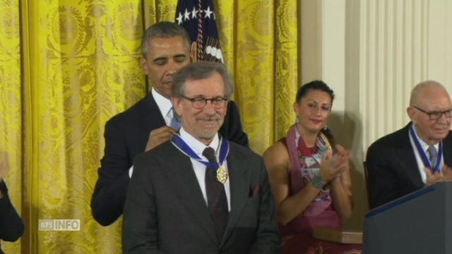 Steven Spielberg reçoit la "Médaille de la Liberté"
