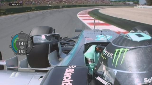 Formule 1: l'Allemand Nico Rosberg remporte le GP d'Espagne devant son coéquipier Lewis Hamilton