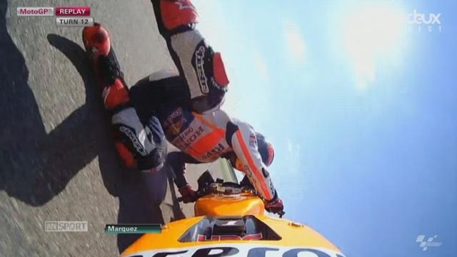 MotoGP. Revoir la chute de Marquez par sa caméra embarquée