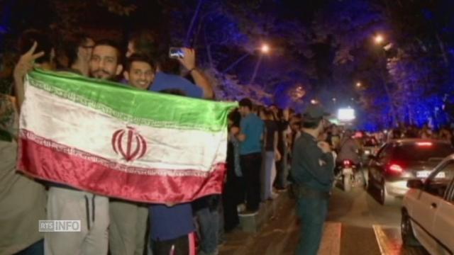 Les Iraniens ont célébré l'accord sur le nucléaire à Téhéran