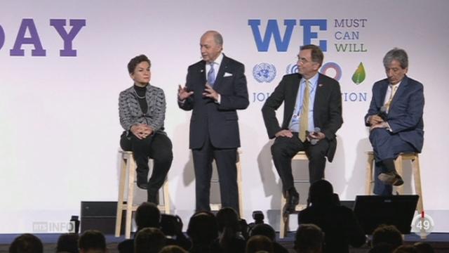 COP21: la déclaration de Laurent Fabius, Ministre français des Affaires étrangères