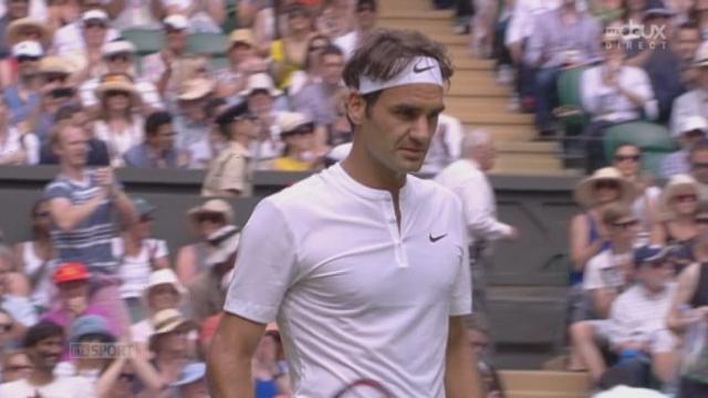 2e tour: Sam Querrey (USA) - Roger Federer (SUI-15 (4-6). Le Suisse «assure» et enlève la 1re manche en 30 minutes