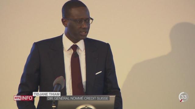 Le Franco-Ivoirien Tidjane Thiam devient le nouveau patron de Crédit Suisse
