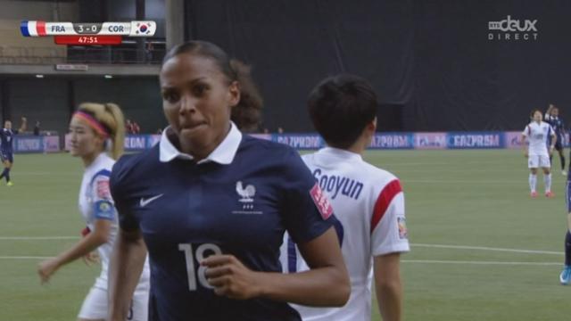 1-8, France - République de Corée (3-0): Marie Laure Delie donne trois longueurs d'avance grâce à un joli travail de Le Sommer
