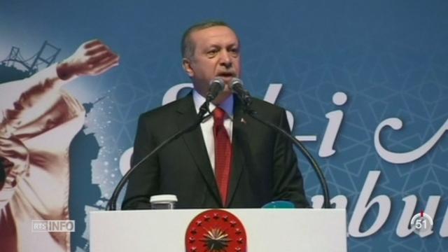 Le président turc Erdogan veut venir à bout des rebelles du PKK