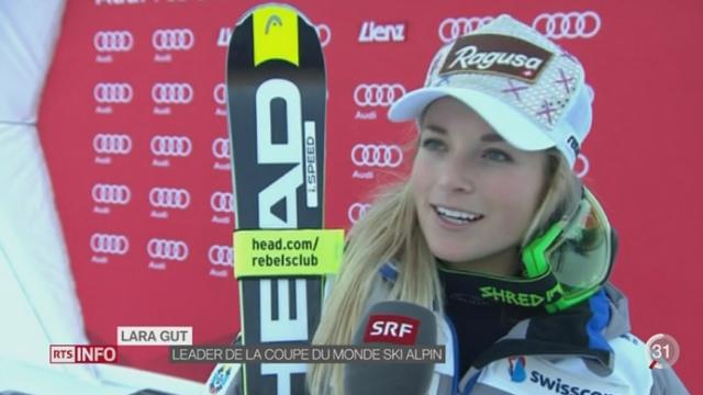 Ski alpin: Lara Gut décroche sa quatrième victoire de la saison à Lienz (Autriche)