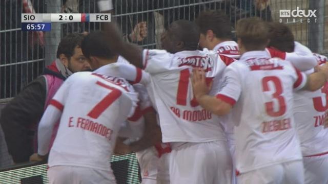 FC Sion - FC Bâle (2-0): les Valaisans doublent la mise grâce à Ebenezer Assifuah