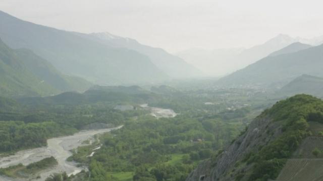 Au fil du Rhône - Le bois de Finges