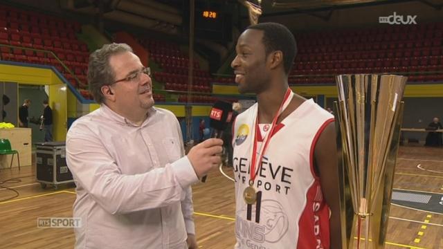 Basket : interview de Steeve Louissaint, joueur des Lions de Genève