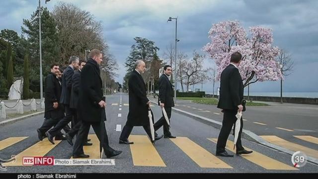Nucléaire iranien: de nombreuses images de Lausanne sont visibles dans la presse mondiale
