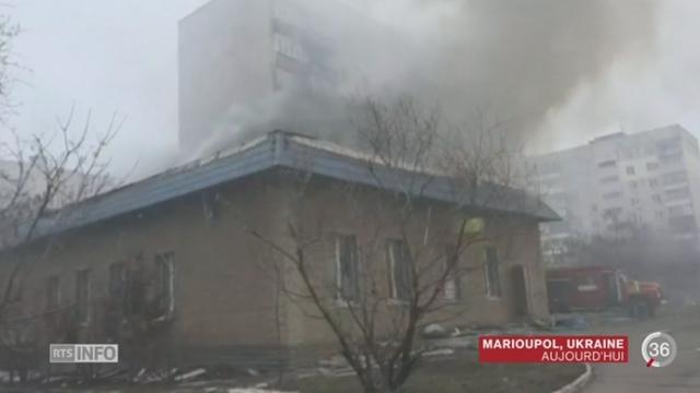 Ukraine: un bombardement sur la ville de Marioupol a fait près d'une trentaine de morts