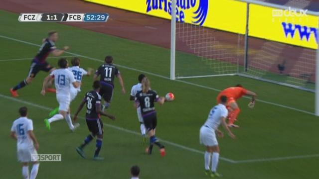 FC Zurich - FC Bâle (1-1) : Chanceux, Janko marque dans le but vide après un rebond entre les jambes du gardien zurichois