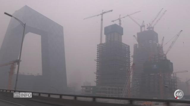 Climat: Pékin a subi sa première alerte rouge à la pollution