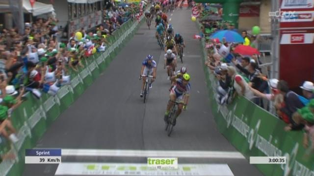 3e étape, Brunnen-Olivone: Peter Sagan s'impose devant Daniel Moreno Fernandez (2e) et Thibaut Pinot (3e)