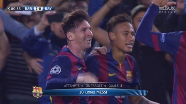 FC Barcelone - Bayern Munich (2-0): Messi encore! L’Argentin s’offre un doublé d’une somptueuse balle piqué qui ne laisse aucune chance à Manuel Neuer
