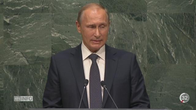 Vladimir Poutine propose une large coalition contre le groupe Etat islamique en Syrie