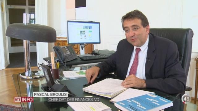 VD- Péréquation financière: réaction de Pascal Broulis, ministre des finances