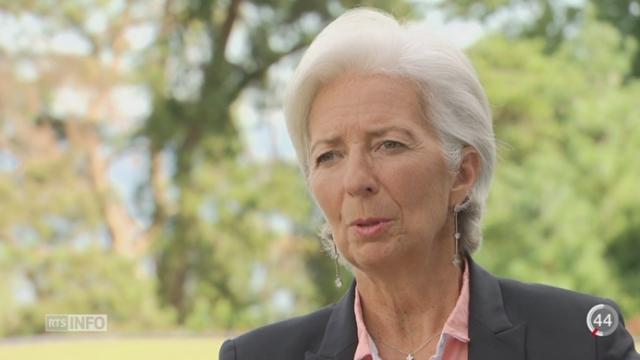 Eco: Christine Lagarde croit en la prospérité helvétique