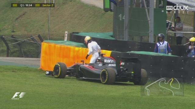 Q1: Fernando Alonso (ESP) contraint à l'abandon dès le début de ces qualifications