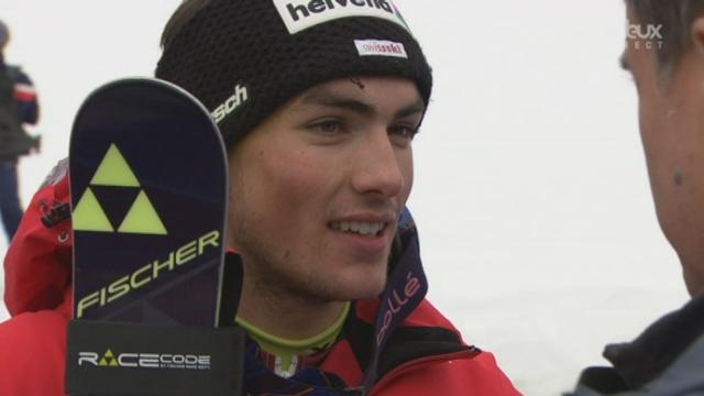 Slalom messieurs, 1re manche: l’interview de Daniel Yule (SUI) sur son élimination