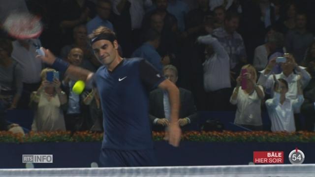 Tennis - Swiss Indoors de Bâle: Federer arrive en demi-finales avec difficulté