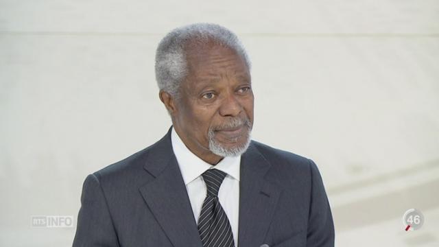 Kofi Annan donne son opinion sur les positions révélées par la Commission européenne