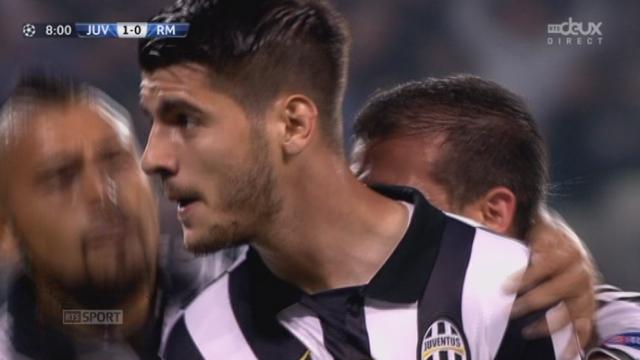 Juventus - Real Madrid (1-0): Alvaro Morata n’a plus qu’a pousser le ballon au fond des filets grâce au rebond accordé par Iker Casillas