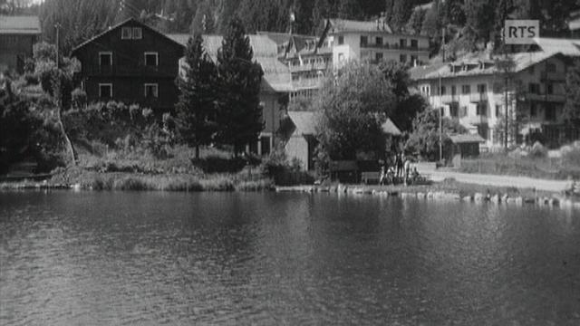 La station de montagne de Champex en été 1964. [RTS]