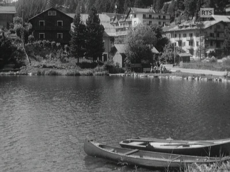 La station de montagne de Champex en été 1964. [RTS]