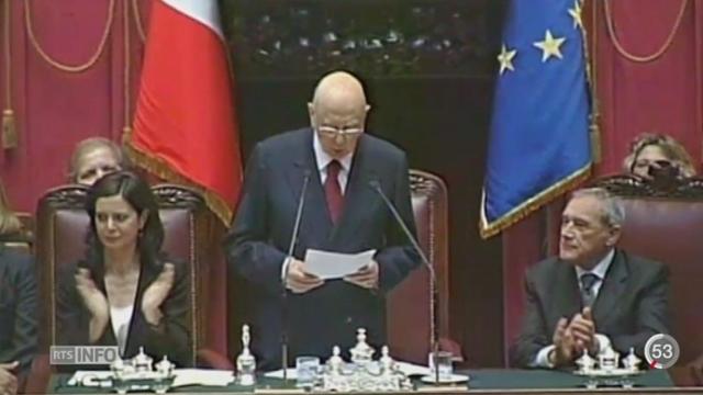 Giorgio Napolitano, le président italien, démissionne à l'âge de 89 ans