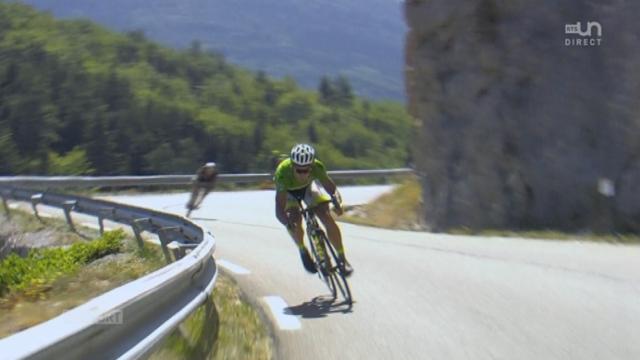 16e étape (Bourg-de-Péage - Gap, 201 km): descente à tombeau ouvert de Peter Sagan, qui se fait une petite frayeur