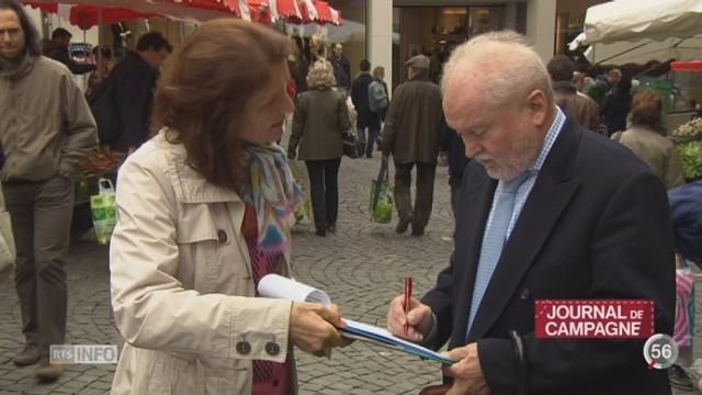 Le journal de campagne: Alain Rebetez a suivi l'UDC dans le recueil de signatures pour son initiative pour la primauté du droit suisse